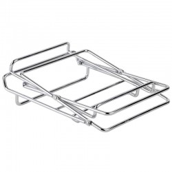 Buffet stand for baskets , metall chrome plated, 2-tier, 46x24 cm                