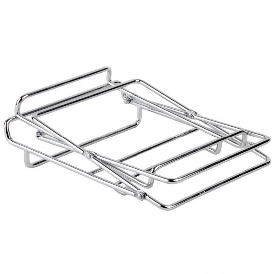 Buffet stand for baskets , metall chrome plated, 2-tier, 46x24 cm Buffet stand for baskets , metall chrome plated, 2-tier, 46x24 cm
