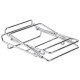 Buffet stand for baskets , metall chrome plated, 2-tier, 46x24 cm Buffet stand for baskets , metall chrome plated, 2-tier, 46x24 cm