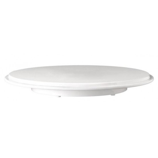 Suport tort melamina, alb, Ø21,5XH2,5 cm, cu picior antiderapant Suport tort melamina, alb, Ø21,5XH2,5 cm, cu picior antiderapant