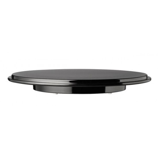 Suport tort, Ø 31X3,5 cm, melaminata, negru cu picioare antiderapante Suport tort, Ø 31X3,5 cm, melaminata, negru cu picioare antiderapante