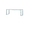 Suprastructură masă inox cu o poliță 2000x300xH350 mm