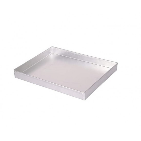 Aluminum tray, hardened edges, for baking, 1.5 mm, 60x40xH6 cm, welded corners Aluminum tray, hardened edges, for baking, 1.5 mm, 60x40xH6 cm, welded corners