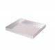 Aluminum tray, hardened edges, for baking, 1.5 mm, 60x40xH6 cm, welded corners Aluminum tray, hardened edges, for baking, 1.5 mm, 60x40xH6 cm, welded corners