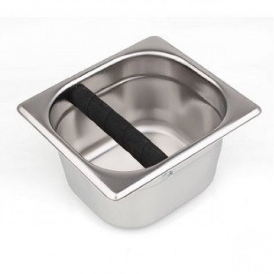 Knock Box, tava rest cafea, recipient zaţ cafea, 176x162x(H)100 mm Knock Box, tava rest cafea, recipient zaţ cafea, 176x162x(H)100 mm