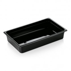 Tava, cuva GN 1/1 - 150 mm, policarbonat negru, 20 litri, VITRAline