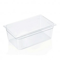 GN 1/1 - 200 mm tray, transparent polycarbonate, 26.4 liters, VITRAline