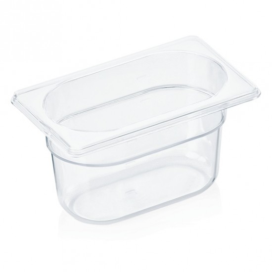 Tava, cuva GN1/9-100 mm, policarbonat transparent, 0.9 litri, VITRAline Tava, cuva GN1/9-100 mm, policarbonat transparent, 0.9 litri, VITRAline