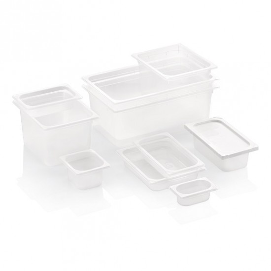 Tray GN 1/2-65 mm, polypropylene, 3 litres, Economic, VITRAline Tray GN 1/2-65 mm, polypropylene, 3 litres, Economic, VITRAline