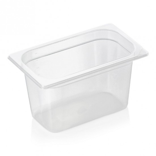 Tray GN1/4-150 mm, 3.5 liters, polypropylene, Economic, VITRAline Tray GN1/4-150 mm, 3.5 liters, polypropylene, Economic, VITRAline