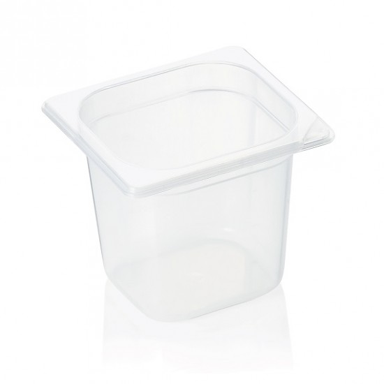 Tray GN 1/6-150 mm, 2 liters, polypropylene, Economic, VITRAline Tray GN 1/6-150 mm, 2 liters, polypropylene, Economic, VITRAline
