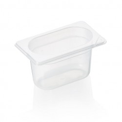 Tray GN 1/9-100 mm, 0.7 liters, polypropylene, Economic, VITRAline