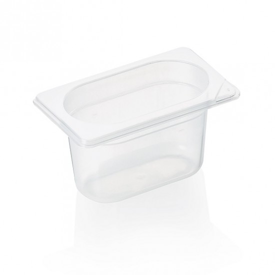 Tray GN 1/9-100 mm, 0.7 liters, polypropylene, Economic, VITRAline Tray GN 1/9-100 mm, 0.7 liters, polypropylene, Economic, VITRAline