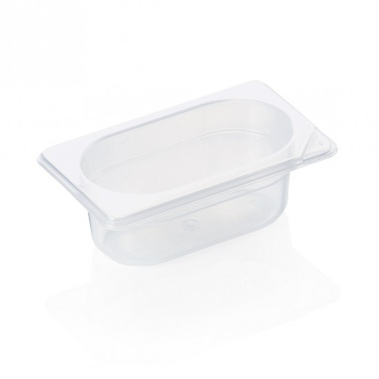 Tray GN 1/9-65 mm, 0.5 litres, polypropylene, Economic, VITRAline Tray GN 1/9-65 mm, 0.5 litres, polypropylene, Economic, VITRAline