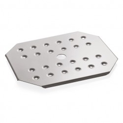Tava inox perforata de scurs GN 1/2