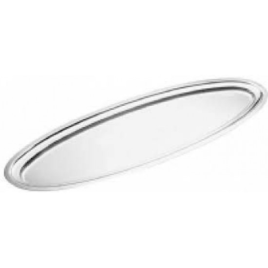 Tava, platou inox oval, servire, prezentare bufet, 60x27 cm, Lacor