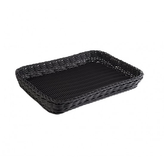 Tray polypropylene, black, 40x30xH5 cm, PROFI LINE