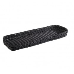 Tray, polypropylene, black, 60x20xH5 cm, PROFI LINE-