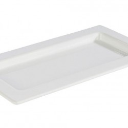 Tavă prezentare bufet, portelan, GN 1/3, 32,5x17,6x2 cm, CADRE, APS