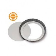 Tava de copt tarte, placinte, rotunda, 20 x H 3,5 cm