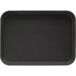 Tava neagra dreptunghiulara pentru servire 56x40 cm