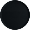 Tava servire rotunda neagra 27 cm