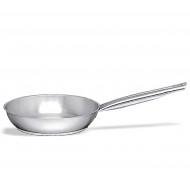 Tigaie inox, profesională, antiderentă, 18xH3.5 cm