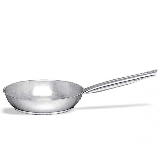Tigaie inox, profesională, antiderentă, 20xH3.8 cm