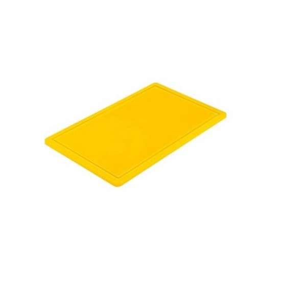 Tocator polietilena, Galben, haccp, GN 1/1, 53x32.5x1.5 cm Tocator polietilena, Galben, haccp, GN 1/1, 53x32.5x1.5 cm