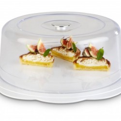 Platou rotund cu capac, diametru 42 cm