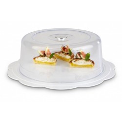 Platou rotund cu capac, diametru 42 cm