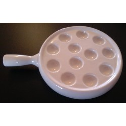 Platou servire 12 melci - portelan