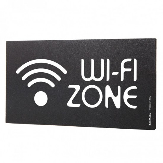 Semn indicator Wi-Fi Zone, 8x15 cm Semn indicator Wi-Fi Zone, 8x15 cm