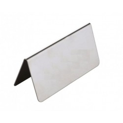 Semn inox inscriptionabil pentru masa 10x4 cm
