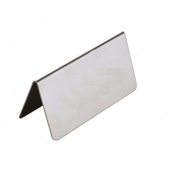 Semn inox inscriptionabil pentru masa 10x4 cm Semn inox inscriptionabil pentru masa 10x4 cm