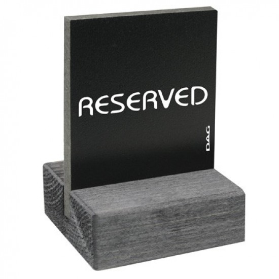Semn "Reserved" din lemn Semn "Reserved" din lemn